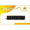 Shiny Plating Iron Magnetic Custom Metal Badge With Enamel Color