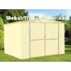Colorful 10x8 Metal Storage Shed With Gable Roof / Deep Roll-Formed Wall Panels