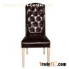 Contemporary Wooden Leather Upholstered Dining Chairs