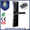Fashion and durable biometric fingerprint door lock with hidden touch screen