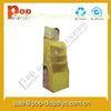 Makeup Recycled Cardboard Display Stands , Foldable Display Racks