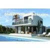 AU / SGS Certification Prefabricated Containe Villas Light Steel Building / Hotel
