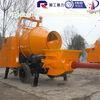 Pully Best seller self-loading mobile concrete mixer with pump for sale