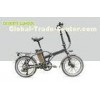 14A Aluminum Electric Womens Cruiser Bikes Folding Disc Brake TX55 Derailleur system