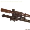 coffee double curtain rail