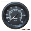 Utrema Black Marine Mechanical Speedometer