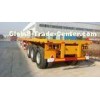 Truck trailer 3 axle high bed container semi trailer sale flatbed trailer for sale