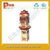 Vertical Snacks Supermarket Display Stand With UV Coating