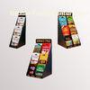 Trapezoid Paper POP Cardboard Display