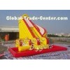 Durable PVC Inflatable Water Slide With Swimming Pool , Inflatable Combo Water Slide Rentals