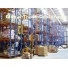 5000KG spray paint narrow storage rack with forklift works , customized