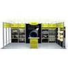 Aluminum Exhibit Trade Show Booth Display , 10 x 20 Modular Exhibition Stands