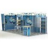 Blue Portable Exhibition Booth Display , 3x6 Modular Trade Show Exhibit Booths