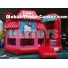 China Inflatable Jumping Castle For Sale With Hello Kitty Theme