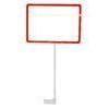 Advertising Magnetic Sign Holders , Metal Magnet Shelf Pop Poster Display Stand