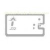 Wet Inlay AZ-4(J32) 8*15mm Antenna Impinji Monza 3 Chip