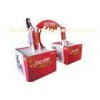 Supermarket Shampoo Cardboard Counter Display Units Logo Embossed Printing