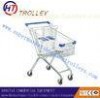 Chrome Coated Showroom Grocery Store Shopping Carts 210L 240L