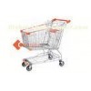 Chrome / Zinc Metal Wire Shopping Trolley Asian design 150L