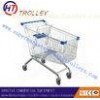 Standard Four Wheels Retail Shopping Cart Trolley On Wheels For Supermarket