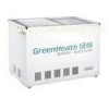 Deep Chest Freezers Red Solid Door Lockable Key For Meat / Seafood