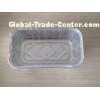 Disposable foil takeaway containers sandwich packaging for exporting individual packing