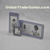Souvenir Customized Picture Frames Magnetic Displays Double Sided Insert Photo