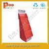 Corrugated Paper Book Display Stands With Offset Printing