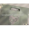 Die cut gloss art paper gift packing bag printing