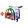 Cold Wire Steel Childrens Shopping Cart Supermarket Shopping Trolley