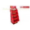 Paper Cardboard Floor Display Stand , Full Sides Open POS Merchandiser Units