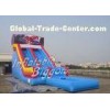 Indoor Residential Blue Inflatable Water Slide For Birthday Party Rentals