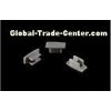 Poster Snap Rail Holder , Aluminum Display Banner Clip For Store