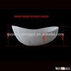 Highly Polished White Marble Bathtub For Sale
