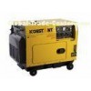 Yellow Portable 3KVA Diesel Engine Generator Set / Silent Diesel Generator