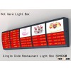 Single Side Restaurant Light Box 50x60CM