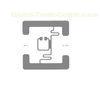 Copper UHF Inlay ALN 9634 Dry Inlay / Wet Inlay for Fashion,Rag Trade