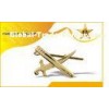 Custom Zinc Alloy Bronze / Copper Military Police Badges With 2D Or 3D Logo