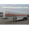 Chemical Liquid semi tanker trailers / air suspension trailer