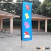 Event flag, zoom flag, advertising flags, promo flags,