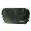 Black Nylon Silvery Plastic Zipper Customized Reusable Carrier Bags