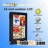 23" Outdoor restaurant digital menu board screen