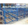 50KG material storage racks for conveyor carton , turn box piece picking gravity flow racks