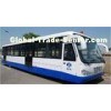 Airport Diesel Engine Low Floor Buses With PPG Polyurethane Finishing