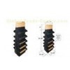 Black Double-Faced Floor Display Stands Dissolved With CE / Rohs