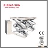 Full rise inground scissor lift for garage
