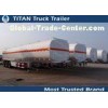 3 Axles 45000 liters 5 compartments fuel tanker trailer for oil transportation