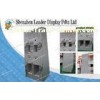 Recycled Cardboard Floor Display Stands With Glossy Varnish For Promotinal Product