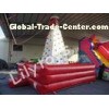 Red fireproof tarpaulin Inflatable Sports Games / Inflatable Climbing Sports