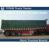 100 Ton Heavy Duty Side Dump Trailer with 3 axles for Construction Transportation